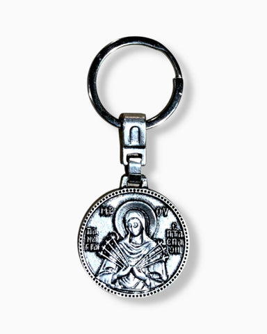 Χειροποίητο μπρελόκ Παναγία Επτάσπαθη