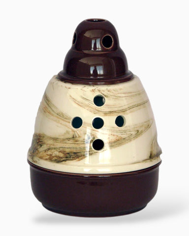 Καντήλι Κεραμικό "Λεύκη Γη" με Σμάλτο