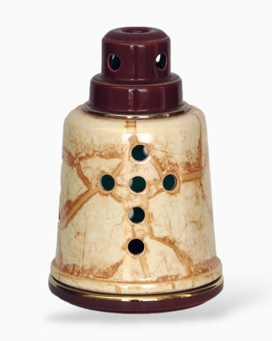 Καντήλι Κεραμικό "Λεύκη Γη" με Σμάλτο