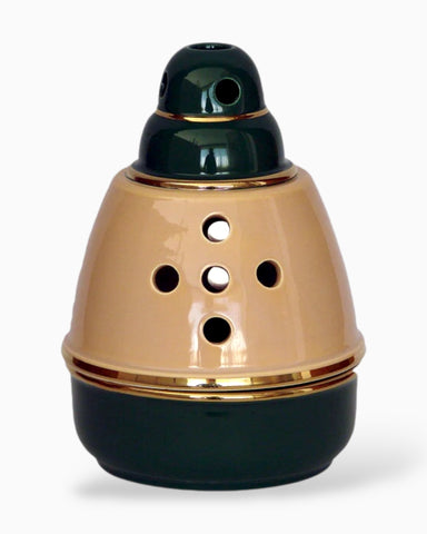 Καντήλι Κεραμικό "Λεύκη Γη" με Σμάλτο