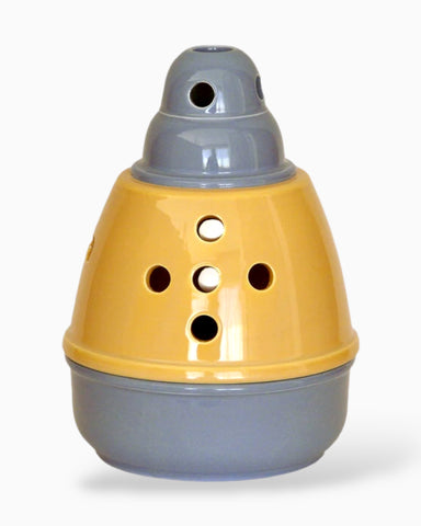 Καντήλι Κεραμικό "Λεύκη Γη" με Σμάλτο