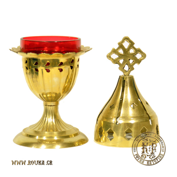 Vigil Lamp Bronze - Glass
