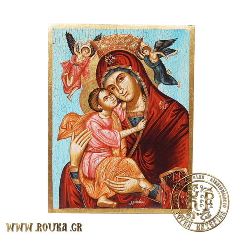 Παναγία η Γλυκοφιλούσα με Αγγέλους